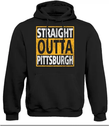 Vista 7 de Xtreme Apparrel Straight Outta - Sudadera con capucha para los fanáticos del fútbol