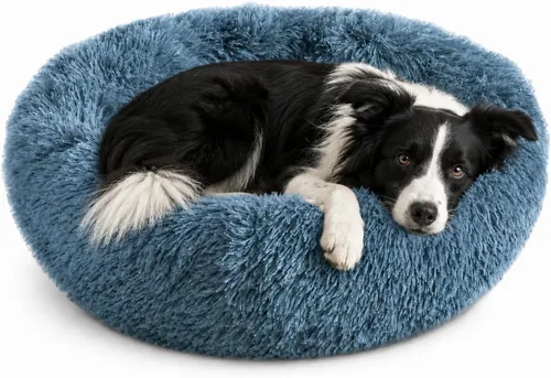 Vista 15 de Whiskers & Friends Cama para Gatos, Camas para Gatos de Interior Lavables, Cama Ortopédica Suave Esponjosa Redonda Calmante para Mascotas