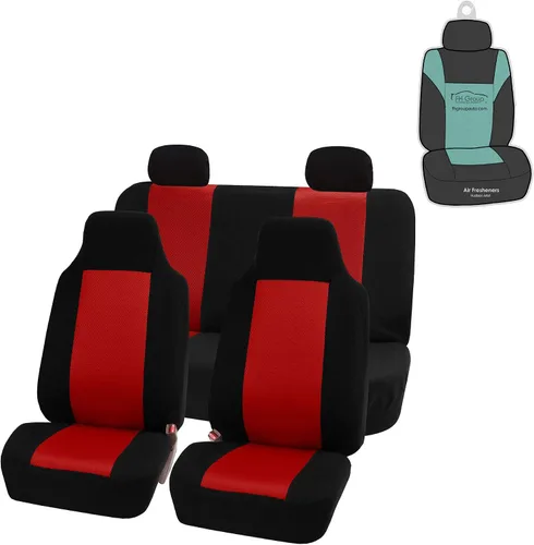 Vista 10 de Juego completo de fundas para asientos clásicas FH-FB102114. Dispensador de pañuelos para viajes en auto, apto para la mayoría de coches, camiones