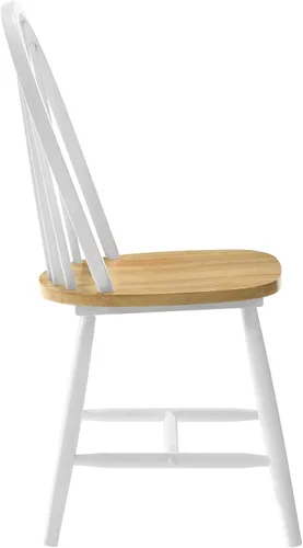 Vista 10 de Coaster Home Furnishings - Cinder - Madera dura asiática - Sillas de comedor sin brazos estilo Windsor con estilo rústico - Cocina y comedor