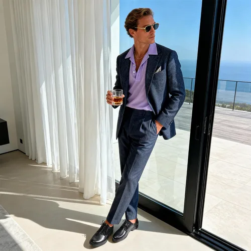 Vista 2 de Bruno Marc Oxfords para hombre