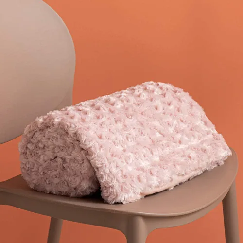Vista 8 de Simple&Opulence - Cobija de microfibra súper suave con patrón de rosas para decoración del hogar