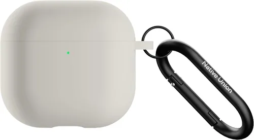 Vista 10 de Native Union Funda activa para AirPods 4 y AirPods 4 con cancelación activa de ruido, funda de silicona mate suave y sedosa con clip para fijar