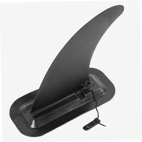Vista 4 de Aleta de paddleboard extraíble para kayak, tabla universal de plástico, impermeable, accesorios inflables de pie, 8.5 x 7.1 x 1.4 pulgadas