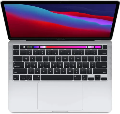 Vista 2 de Apple MacBook Pro de finales de 2020 con chip M1, 13.3 pulgadas, 16 GB de RAM, SSD de 512 GB, plateado (renovado Premium)