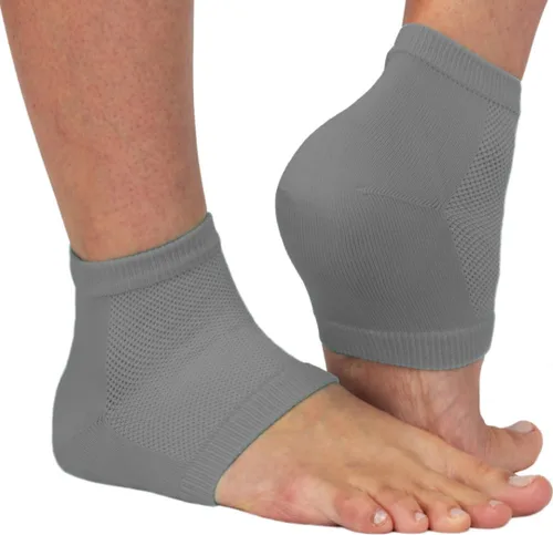 Vista 10 de NatraCure - Mangas de talón con gel hidratante ventiladas