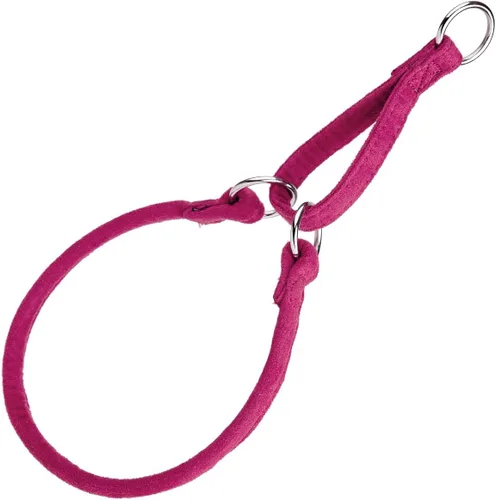 Vista 7 de Comfort - Collar martingala redondo de microfibra para perros (ancho 1/2 pulgadas de largo, 24 pulgadas), color negro