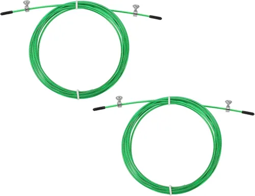 Vista 15 de PATIKIL Cable de repuesto de cuerda de salto de velocidad, alambre de acero de cuerda de salto profesional Reemplazar para cuerdas de salto de alta
