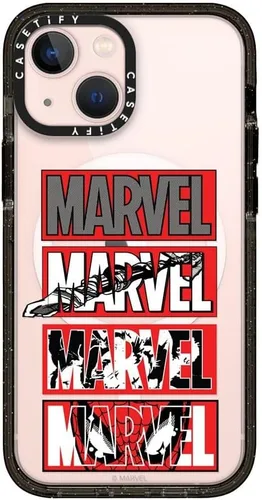 Vista 28 de CASETiFY Funda para iPhone Air, compatible con MagSafe Marvel VS CoLab Protección contra caídas de grado militar 4x de 8.2 pies Funda Capitán