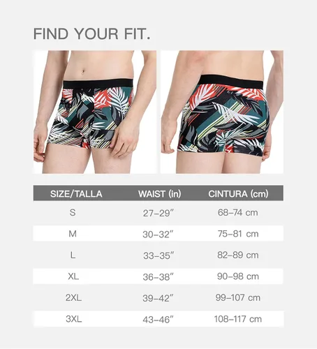 Vista 6 de Calzoncillos tipo bóxer para hombre, de viscosa de bambú, suave, cómodo, paquete múltiple