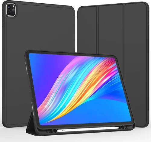 Vista 2 de Funda para iPad Pro de 12.9 pulgadas 2022/2021/2020 (6ª/5ª/4ª generación) con soporte para lápiz