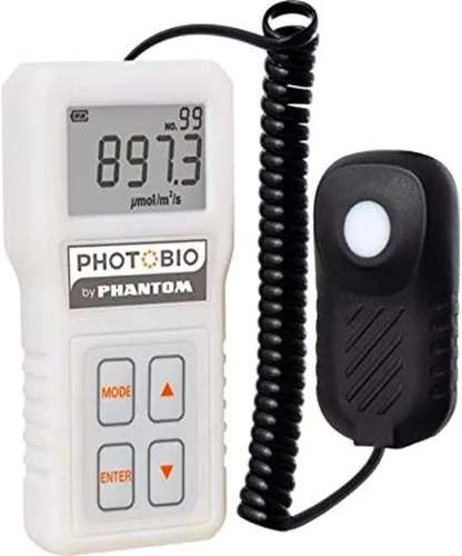 Vista 2 de PHOTOBIO Medidor avanzado PAR del sensor cuántico LGBQM2, APERA Instruments AI209 kit del probador del pH, exactitud de ±0.1