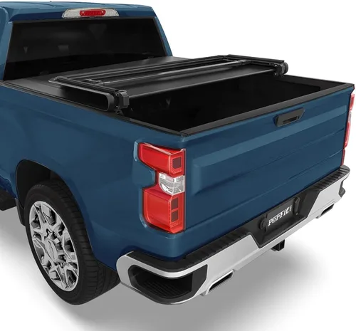 Vista 13 de Perfit Liner Black Flag - Cubierta enrollable suave para caja de camioneta compatible con Chevy Silverado 1500 GMC Sierra 1500 2007-2026 de 5.8