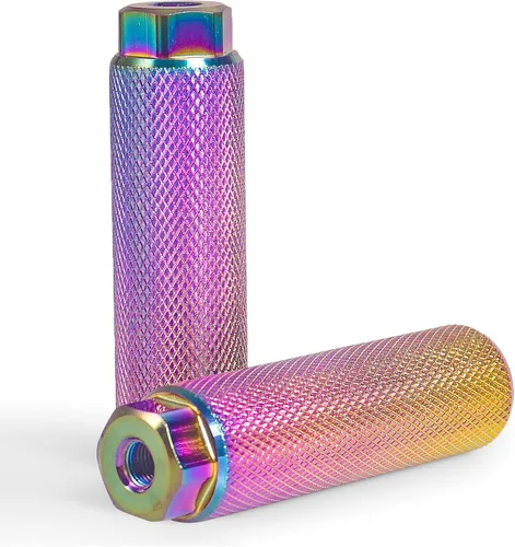 Vista 7 de Clavijas BMX, 2 unidades de aleación de aluminio para pedales de BMX, accesorios BMX