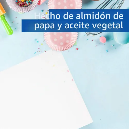 Vista 3 de Oasis Supply Paquete de 25 piezas de papel de oblea de grado O, 8" por 11