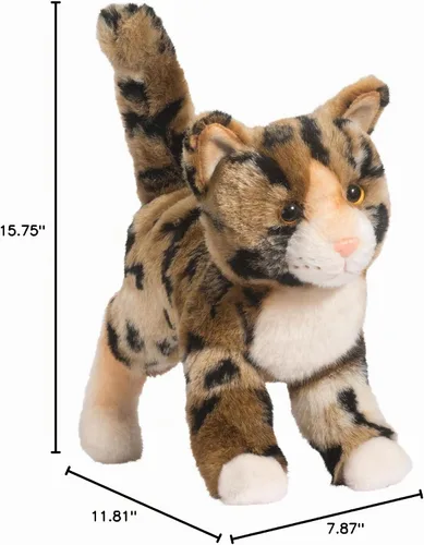 Vista 2 de Peluche de gato Douglas Tashette bengalí