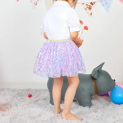 Vista 5 de KEREDA Falda tutú en capas para bebés y niñas de 1 a 8 años