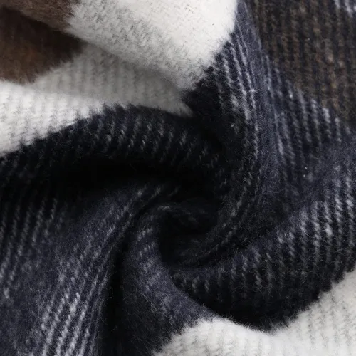 Vista 7 de Vifucz Chaquetas con botones para mujer, camisetas de manga larga con estampado a cuadros, abrigos de vacaciones de moda