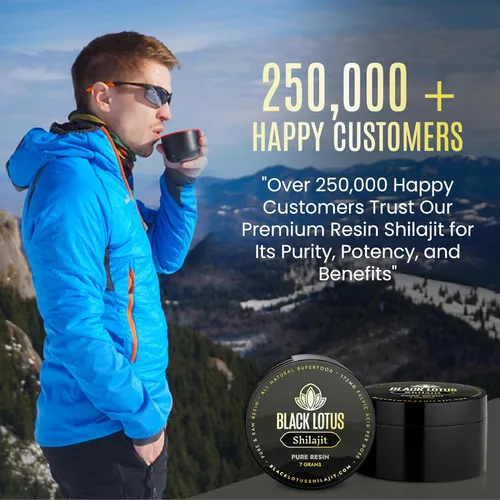 Vista 9 de Black Lotus Pure Shilajit Resina, 0.27 oz, 100% Shilajit natural puro para hombres y mujeres con aminoácidos, 175 mg de ácido fúlvico, 85 minerales