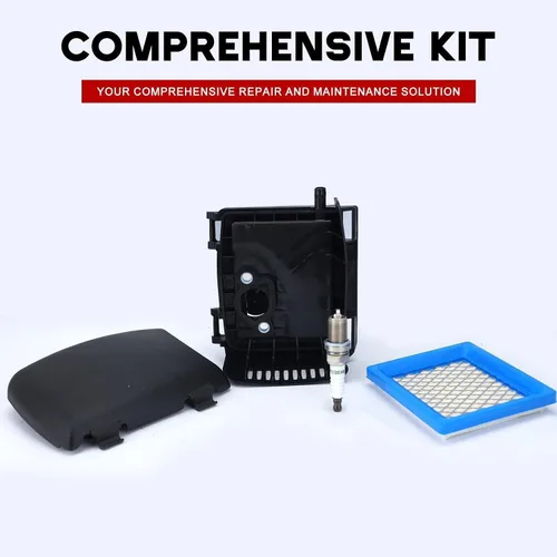 Vista 3 de Kit de base de cubierta de filtro de aire limpiador Kuupo 14-743-03-S para motor Kohler XT650 XT675, cortacésped Toro de 22" reciclador 20377 20378