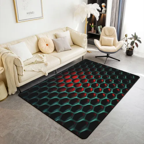 Vista 12 de Feelyou Tapete de jacquard para interiores para niños y niñas, 3 x 5, patrón floral, alfombra de sala de estar, alfombra de decoración floral ultra
