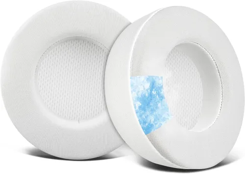 Vista 19 de SOULWIT Almohadillas de enfriamiento para auriculares Corsair Virtuoso, almohadillas con espuma de aislamiento de ruido de alta densidad, grosor