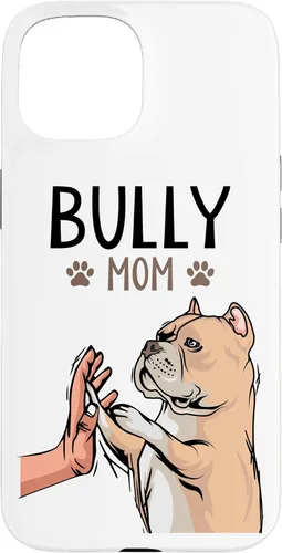 Vista 6 de Funda para iPhone 13 Pro Max American Bully Mom Dog Mama Dog Dog Holder