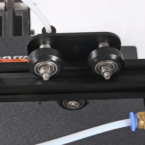 Vista 2 de 20 ruedas de impresora 3D de plástico, polea negra, rodamiento lineal, rueda redonda pasiva para Creality Ender 3, Ender 3 Pro, Ender 5, CR-10