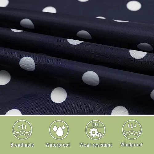 Vista 6 de POWINSUN Chubasquero impermeable con capucha y bolsillo para mujereshombresadultos