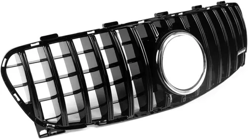 Vista 3 de Rejilla Panamericana GT R para GLA X156 GLA200 GLA250 GLA45 AMG 2017-2020 (negro)