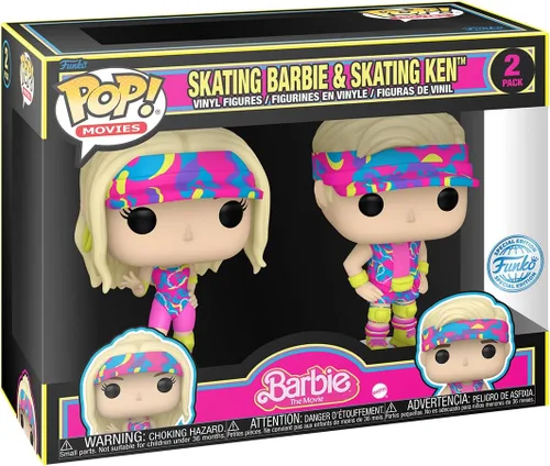 Vista 2 de Funko Barbie Movie - Patinaje en línea Barbie y Ken 2 Pack Edición Especial