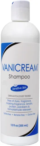 Vista 2 de Vanicream Champú para pieles sensibles, probado por dermatólogos, libre de tintes, fragancias, parabenos y liberadores de formaldehído, sin