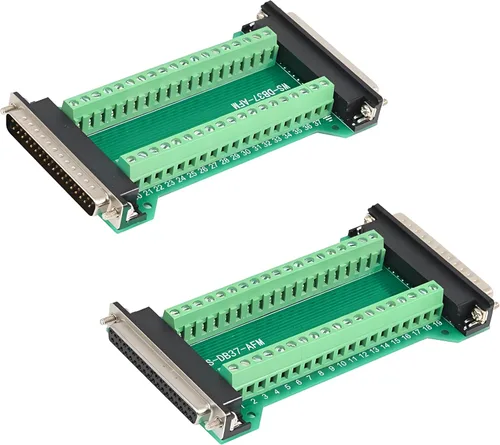 Vista 10 de 2PCS RS232 DB9 conector hembra y macho en una placa de ruptura