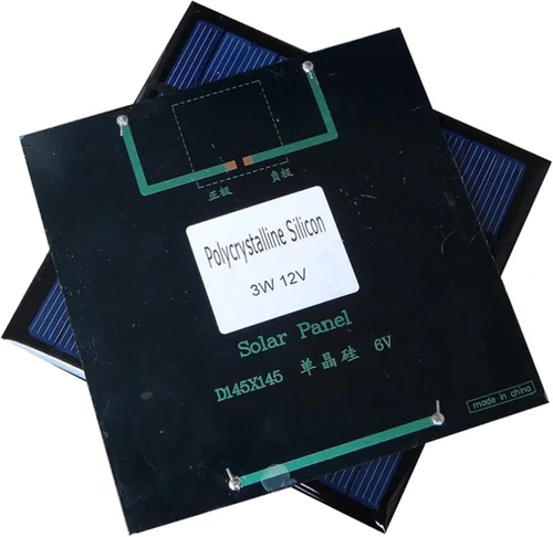 Vista 2 de Sunnytech 1pc 3W 12V 250ma Mini módulo de panel solar pequeño DIY polisilicio solar epoxi célula cargador B047