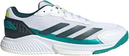 Vista 8 de adidas Mens Courtquick Padel Tennis Sneakers Shoes - White