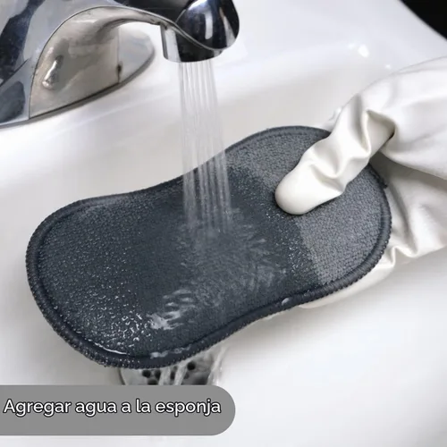 Vista 3 de JAWS Crema limpiadora con esponjas de microfibra, removedor de manchas de agua dura y limpiador abrasivo suave