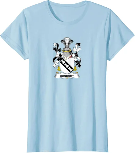 Vista 14 de Bunbury Coat of Arms - Camiseta con escudo familiar Negro