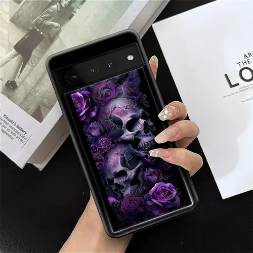 Vista 665 de Compatible con Google Pixel 4A 5G Mobile Case Creative Acrylic Panel trasero Silicona Protección Grip especialmente diseñado para Google Pixel 4A 5G