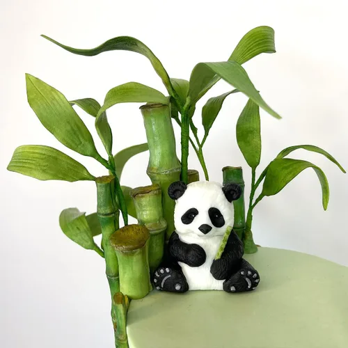 Vista 4 de Katy Sue Molde de silicona Panda para decoración de pasteles y manualidades