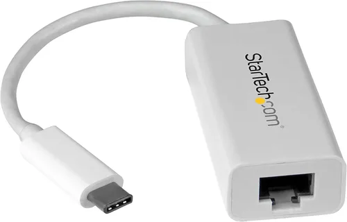 Vista 7 de StarTech adaptador de red de NIC con conexión Gigabit Ethernet y puerto USB, Negro
