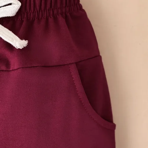 Vista 34 de Ropa de otoño e invierno para bebé, trajes de niño pequeño, sudadera de manga larga, sudadera de retazos y pantalones, 2 piezas, 12 meses a 5 años
