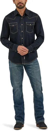 Vista 4 de Wrangler Jeans retro ajustados para hombre