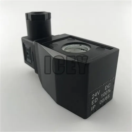 Vista 3 de CKD coil plastic coil Plastic-encapsulated coil AB410 Solenoid valve Water valve Coil Inner Hole 16mm Height 39mm(AC 110V)