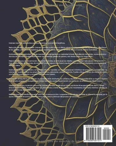 Vista 2 de Mandalas para la Abundancia Coloring Book Mandalas (Spanish Edition)