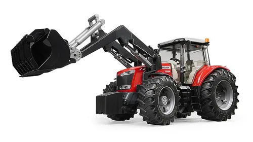 Vista 3 de Bruder Massey Ferguson 7600 con cargador frontal