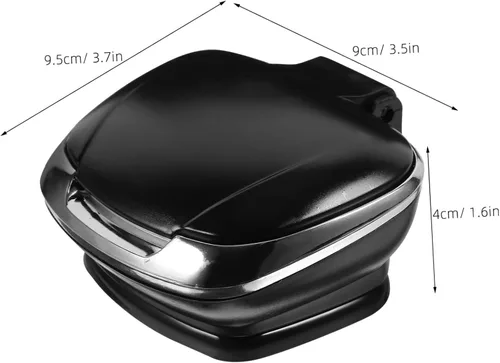 Vista 2 de ERINGOGO Cenicero de coche, cenicero de coche, cenicero para automóvil, cenicero para automóvil, cenicero LED automático, cenicero antideslizante