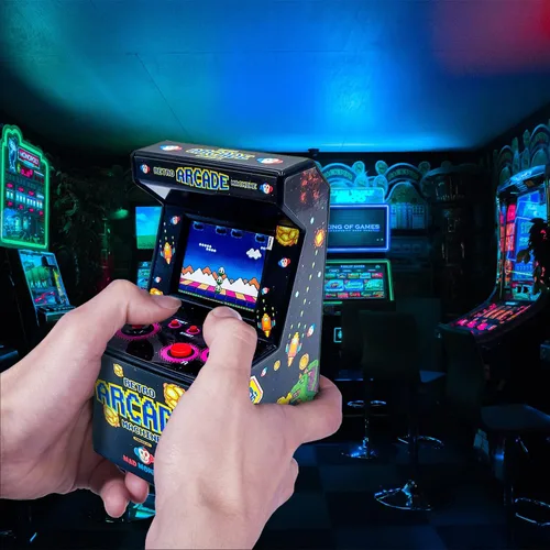 Vista 3 de Mad Monkey - Consola de juegos Retro Arcade, Negro (2000013)