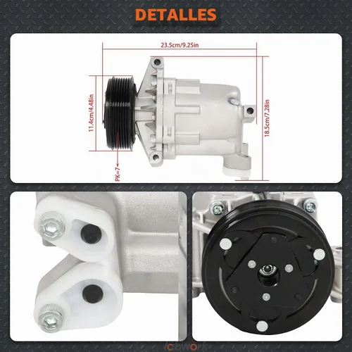 Vista 4 de labwork Reemplazo del compresor de aire acondicionado para Nissan Tiida Versa 92600CJ61B 92600CJ60A CO 11155C