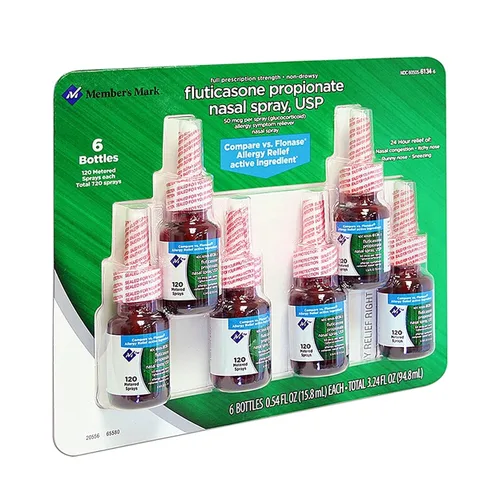 Vista 3 de Members Mark Fluticasone Propionate Spray nasal (paquete de 6, botella de 0.54 onzas líquidas)