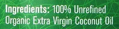 Vista 3 de 100% virgen extra orgánico, aceite de coco, 84 onzas líquidas, ayuda a la belleza y aceite de cocina